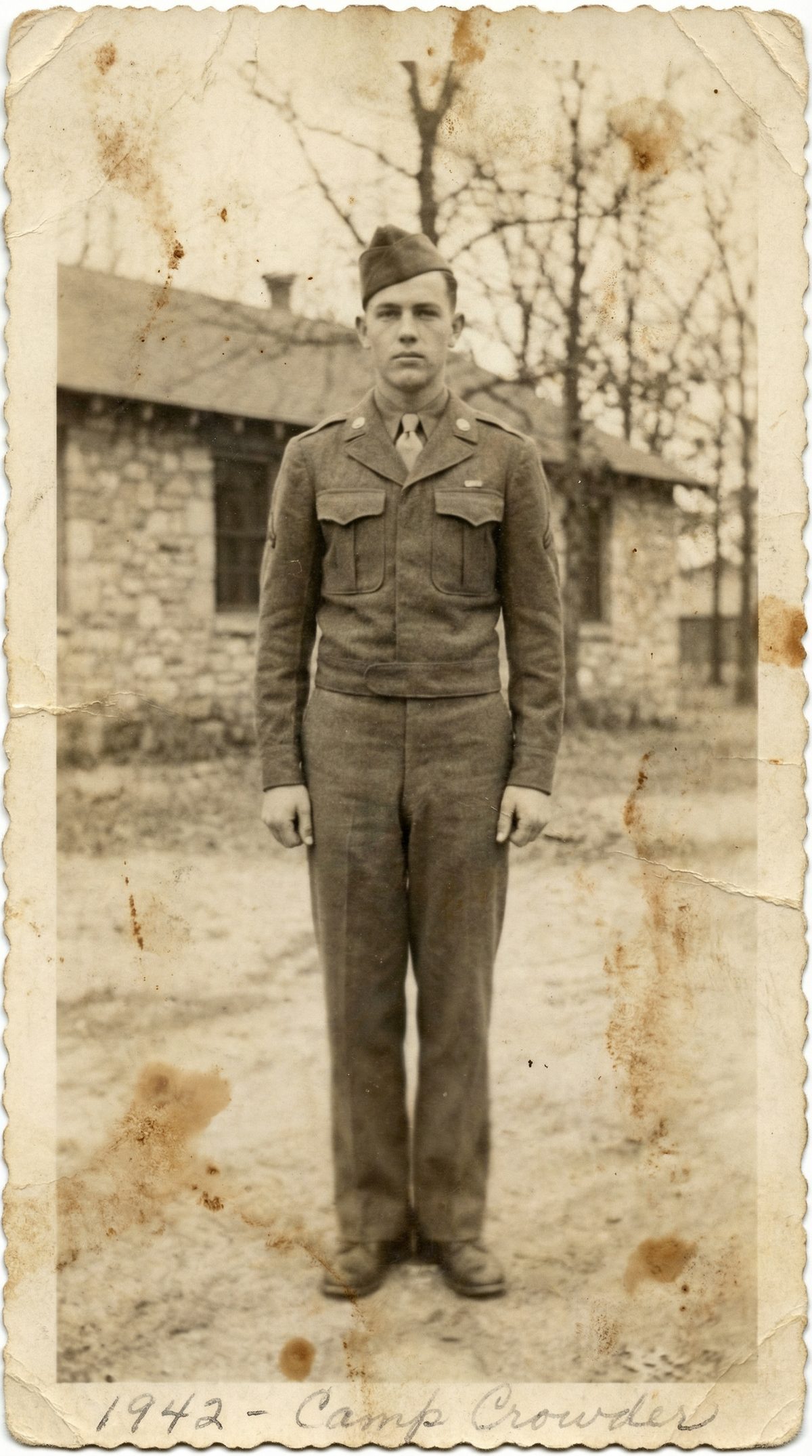 Выцветшее фото до обработки